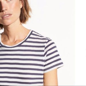 Vince Bengal stripe essential cotton crew tee